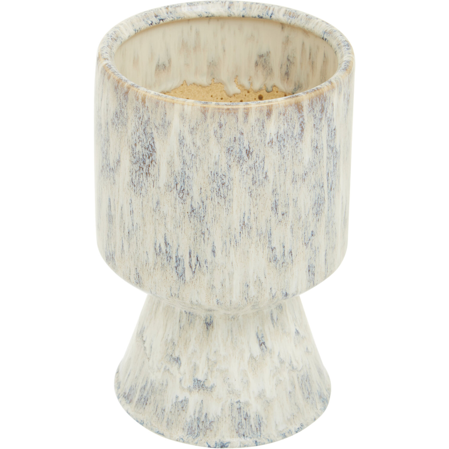 Interiors By Premier Shai Large Beige Speckled Planter - Beige