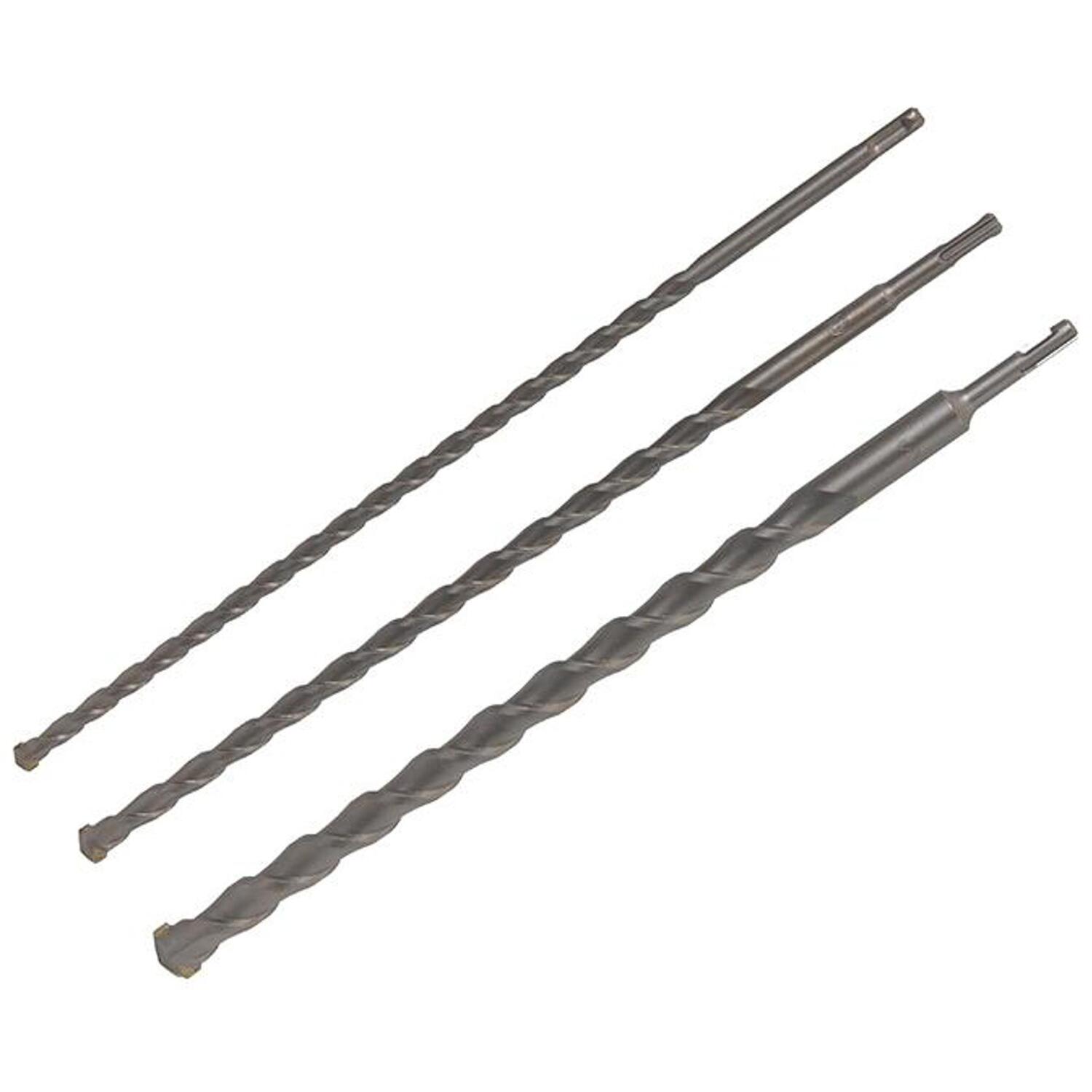 3pc 450nmm SDS Plus Drill Masonry Brick Stone Bit Set 12 - 24mm 20006 - Image 8