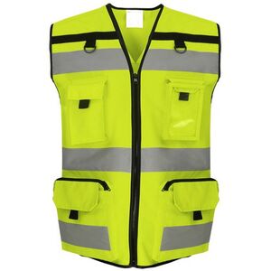 Yoko Unisex Adult Ripstop Hi-Vis Tool Vest