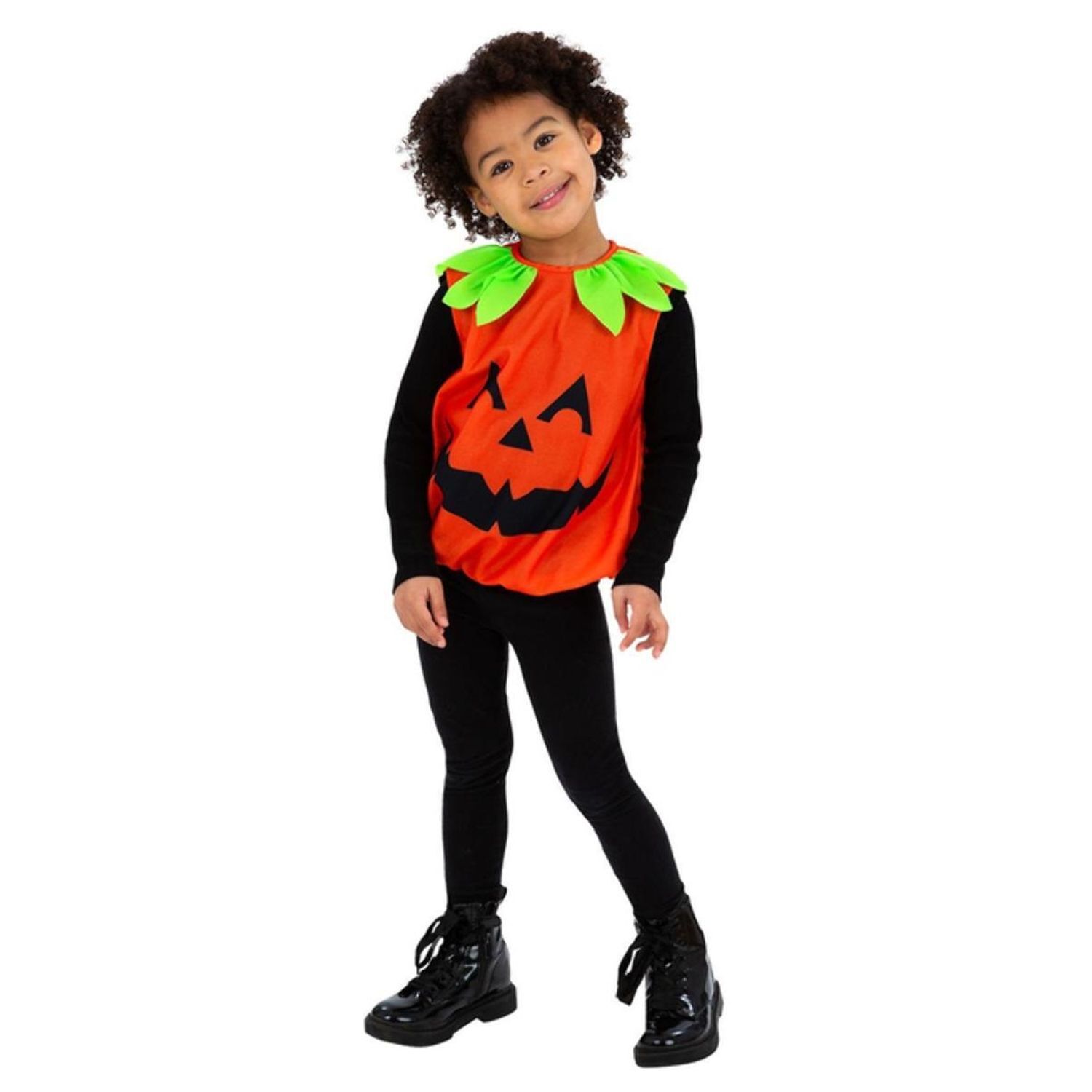 Smiffys Childrens/Kids Pumpkin Halloween Costume - Orange / 3-4 Years