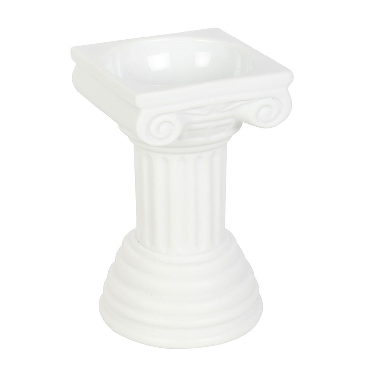  - Something Different Greek Column Oil Burner White (One Size) - Image 3