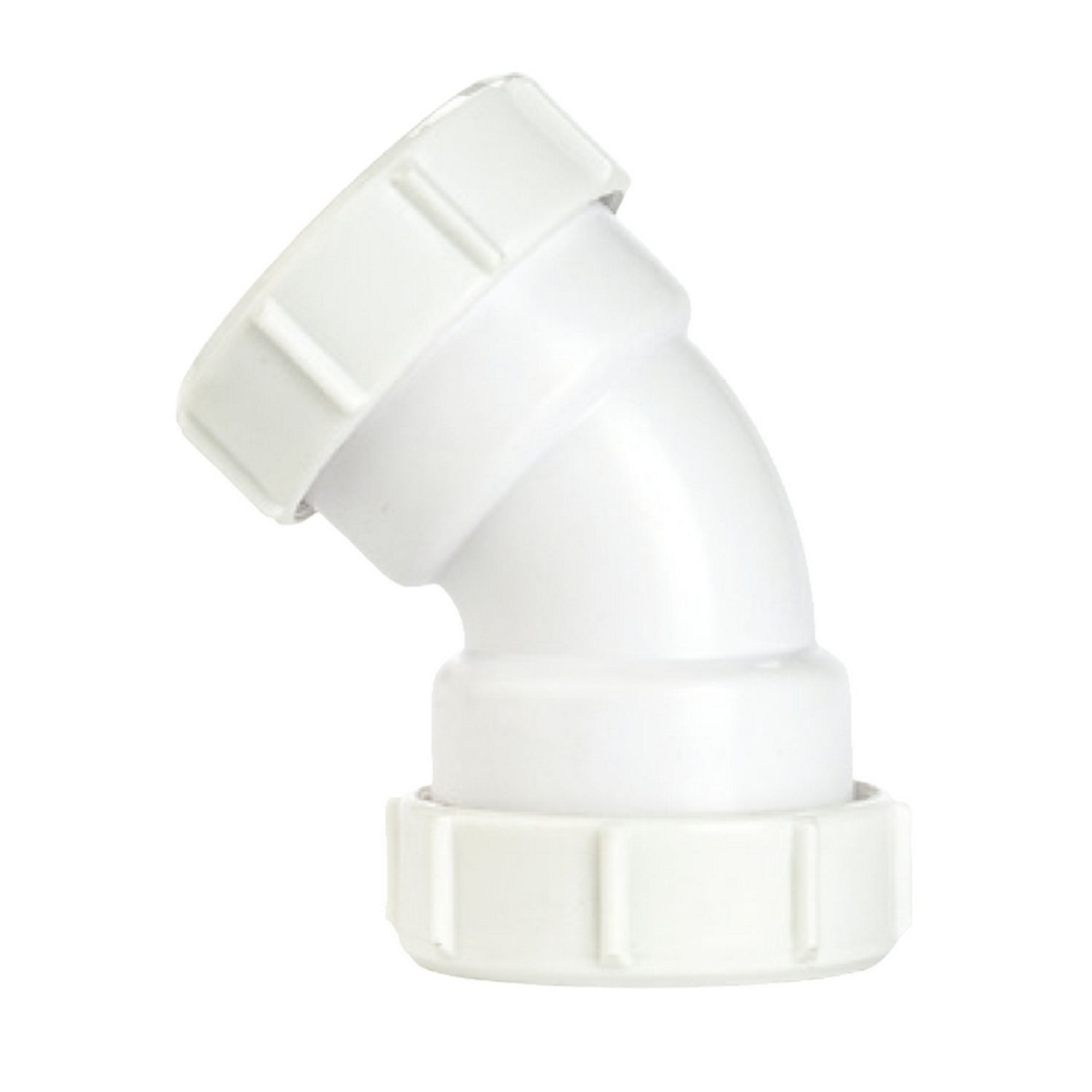 Securplumb Compression Bend - White