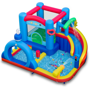 Kids Inflatable Water Park with Water Slide