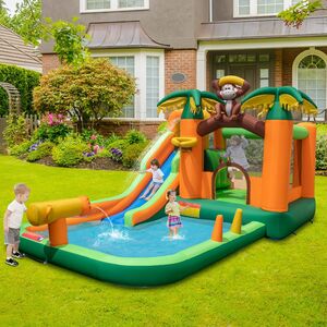Kids Inflatable Bounce House Water Slide Park