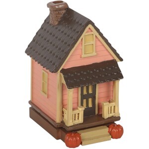 House Incense Cone Burner with Pumpkins
