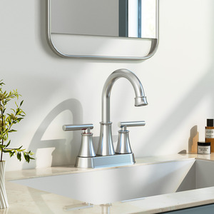 Darphe Dual Lever Monobloc Basin Tap with Drainer