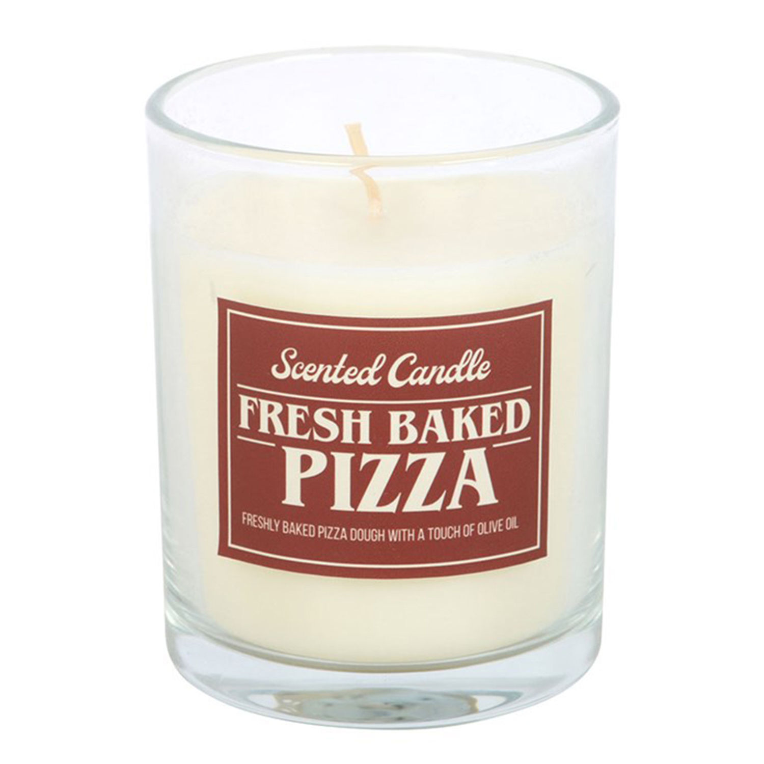 Something Different Fresh Baked Pizza Scented Candle - White