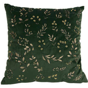 Foliage Embroidered Cushion