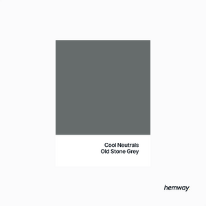 Hemway Chalk Paint Flat Matt Old Stone Grey 1L