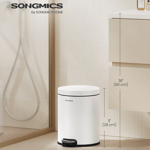 SONGMICS 6L Bathroom Pedal Bin