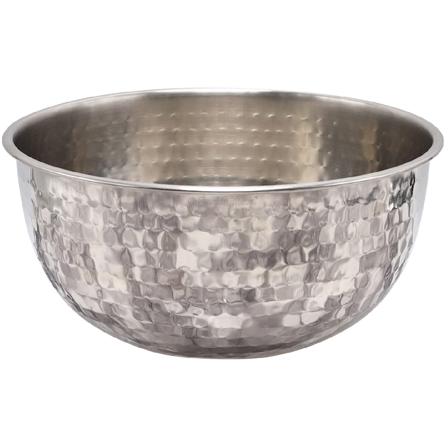 Image of Buckingham Hammered Stainless Steel Salad Mixing&hellip;