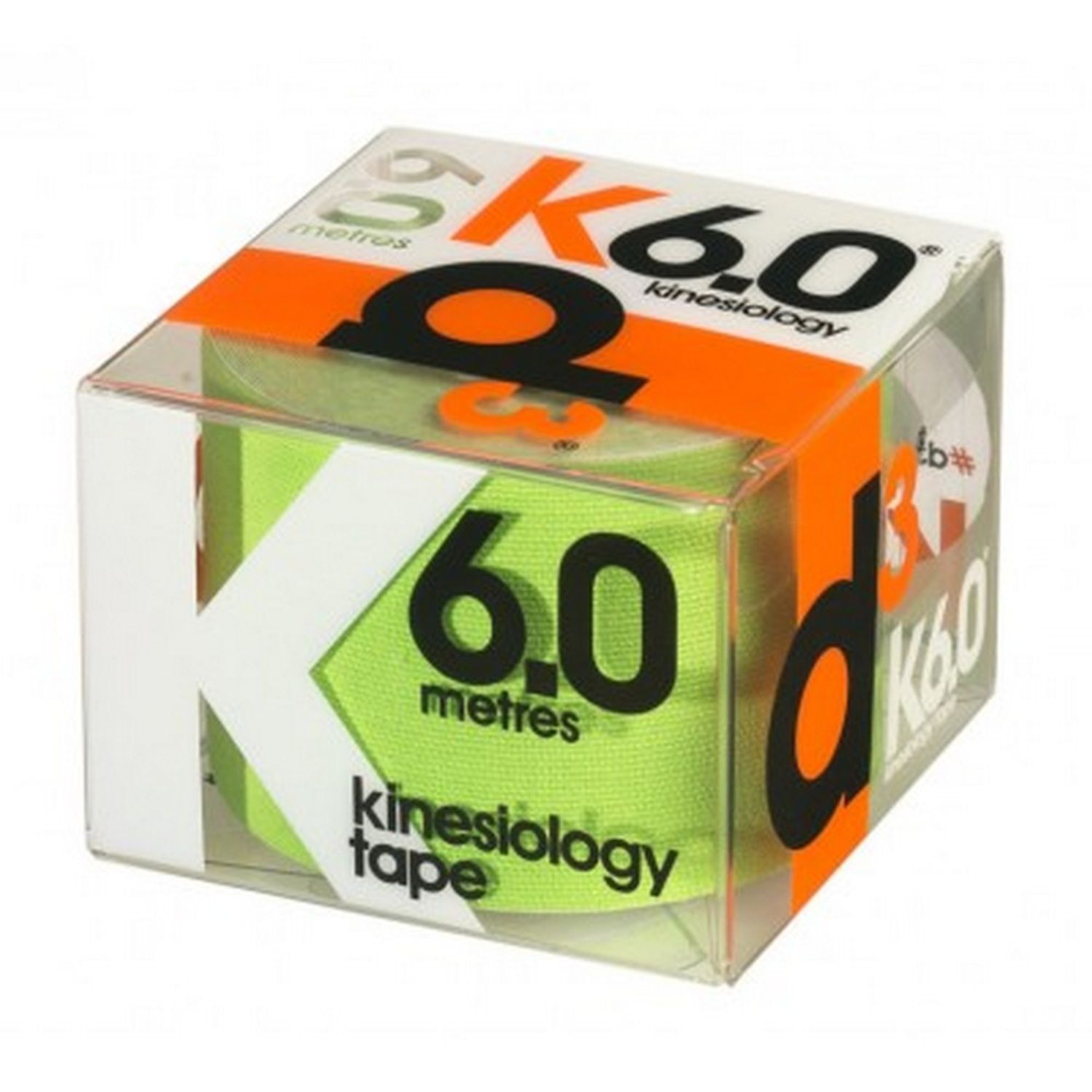 D3 Tape K 6.0 Kinesiology Kinetic Tape - Lime
