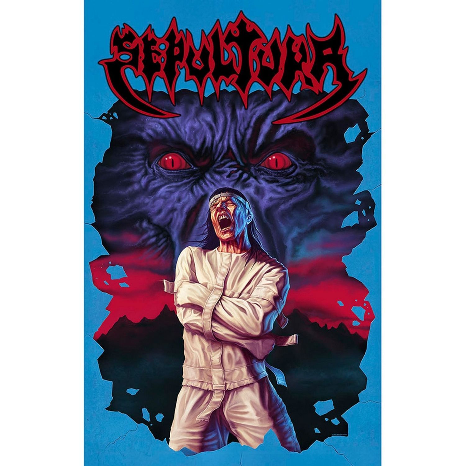 Sepultura Schizophrenia Textile Poster - Multicoloured