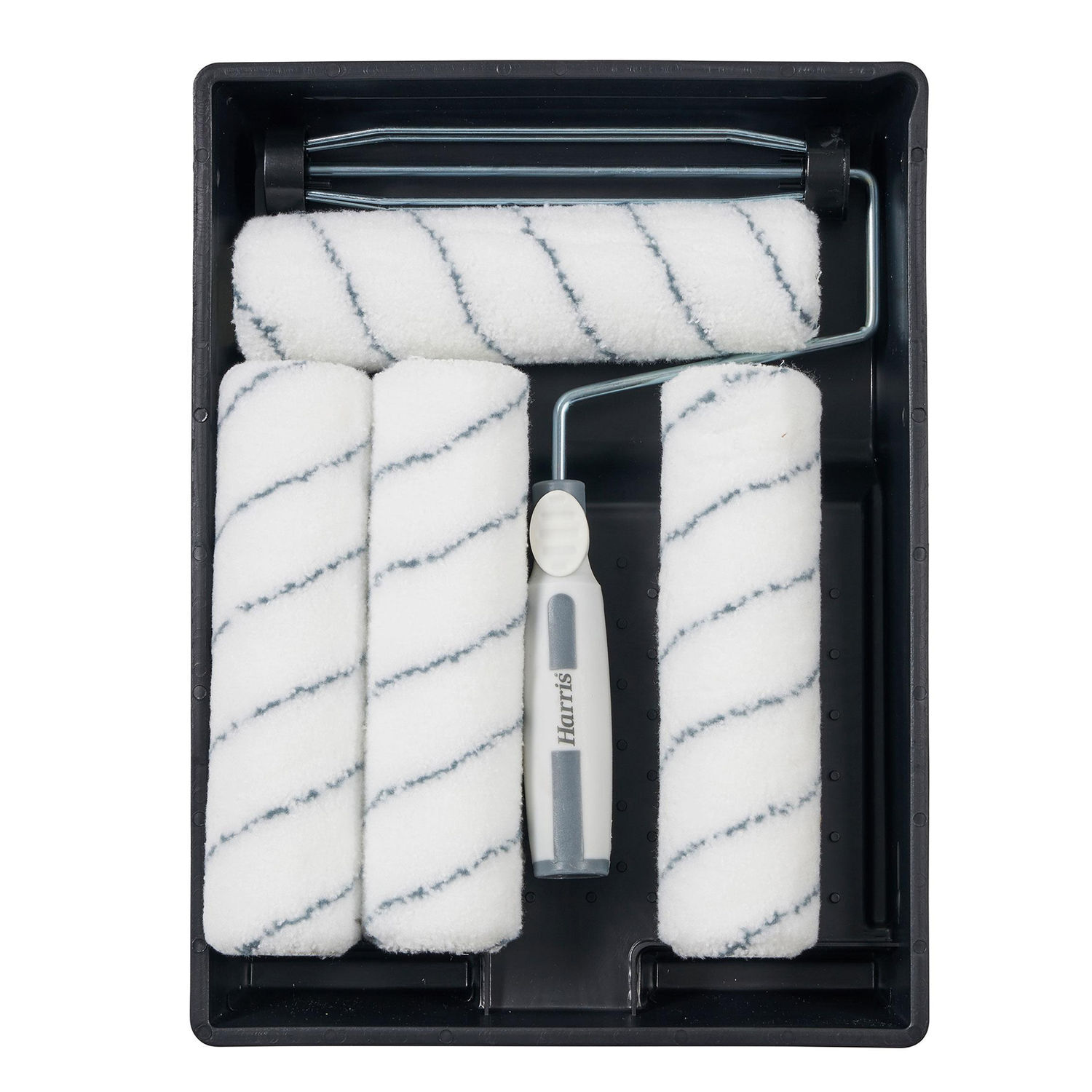 Harris Seriously Good Walls And Ceilings Medium Pile Paint Roller Sleeve Set (Pack Of 4) - Image 2