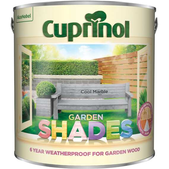 Cuprinol Garden Shades outdoor wood stain - Cool Marble 2.5L