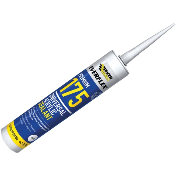 Everbuild Sika 175 universal acrylic sealant white 310ml