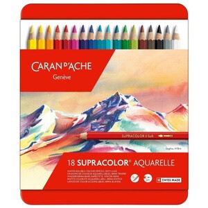 Caran d'Ache Supracolor II 18 Water-Soluble Colour Pencils