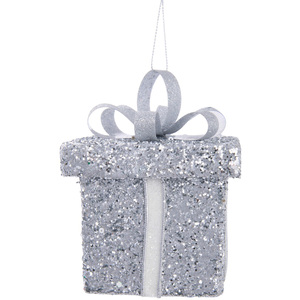 Hanging Glitter Present