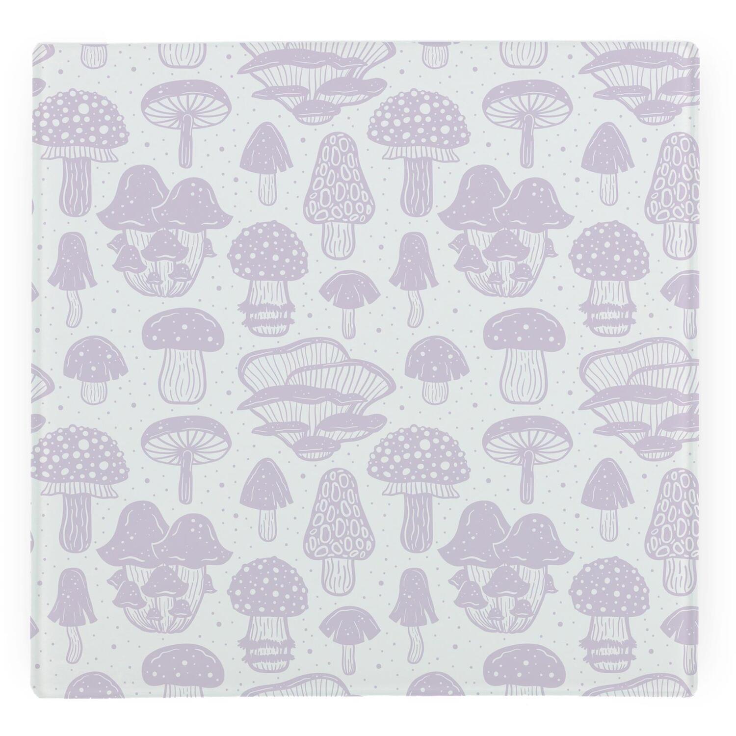 Image of Purple Mushrooms Large Square Worktop Protector&hellip;