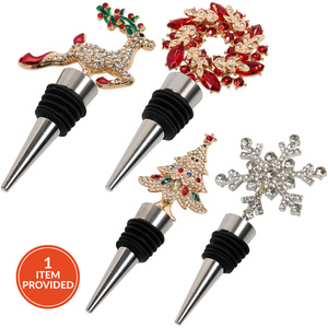 Christmas Themed Wine Stopper