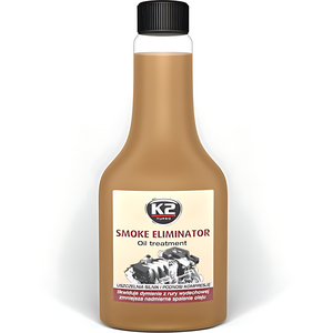 K2 Smoke Eliminator 355ml Oil Additive - Engine Smoke Reducer Treatment for Petrol, Diesel, LPG