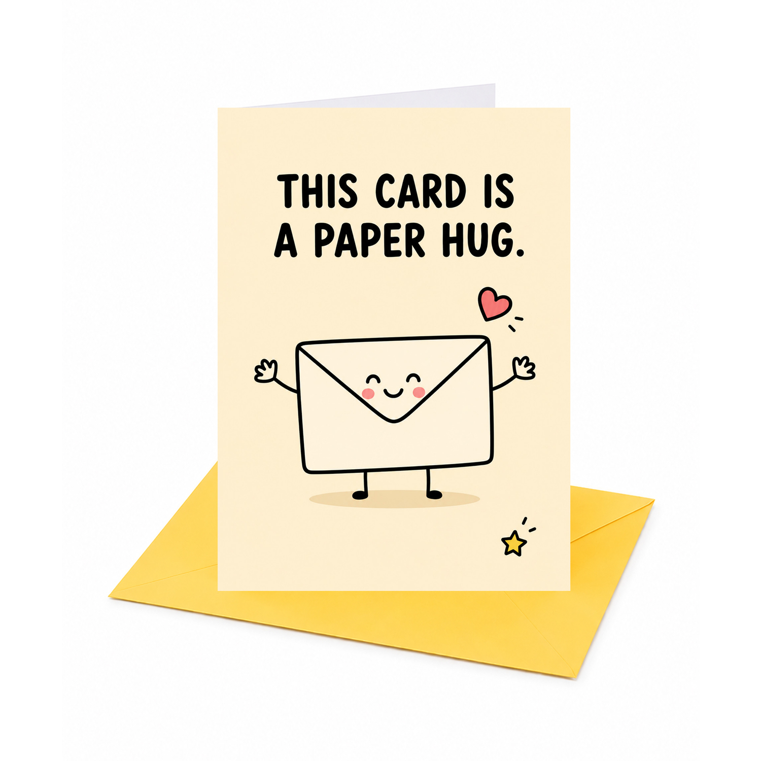 Brightfeel This Card Is A Paper Hug Card - Multi