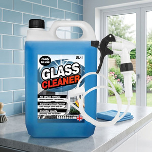 1 x 5 Litre Glass & Window Cleaner With Convenient Long Hose Trigger