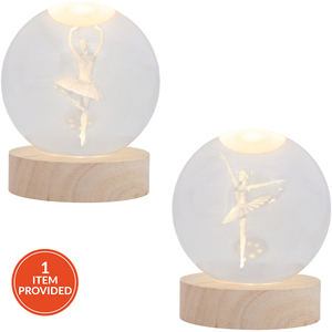 Ballerina Mini Glass Ball Light