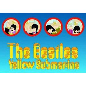 The Beatles Yellow Submarine Porthole Postcard