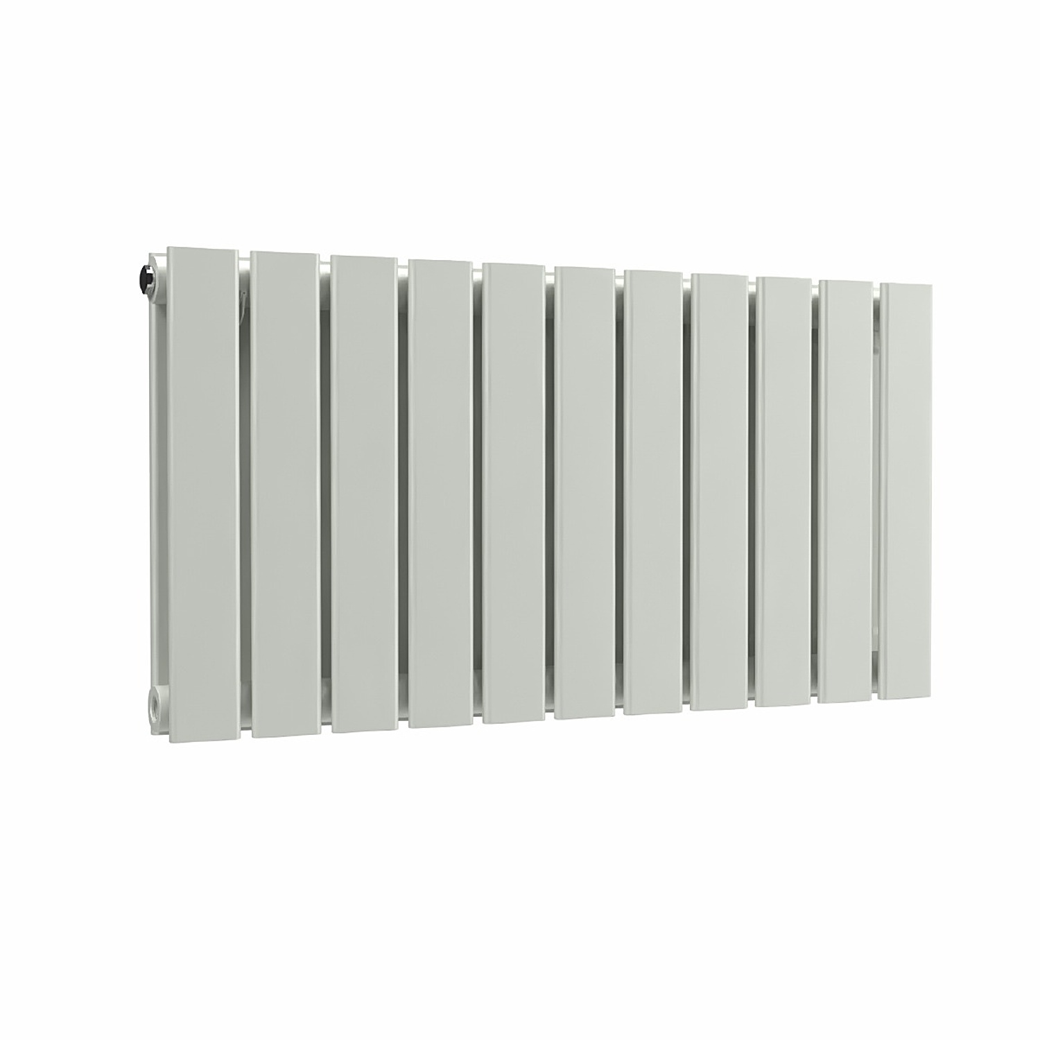 Lux Heat Flat Horizontal Radiator-Dove Grey-400Mm X 770Mm (Double) - Dove Grey