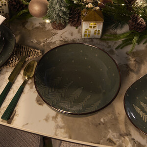 Nordic Pine Large Serving Bowl