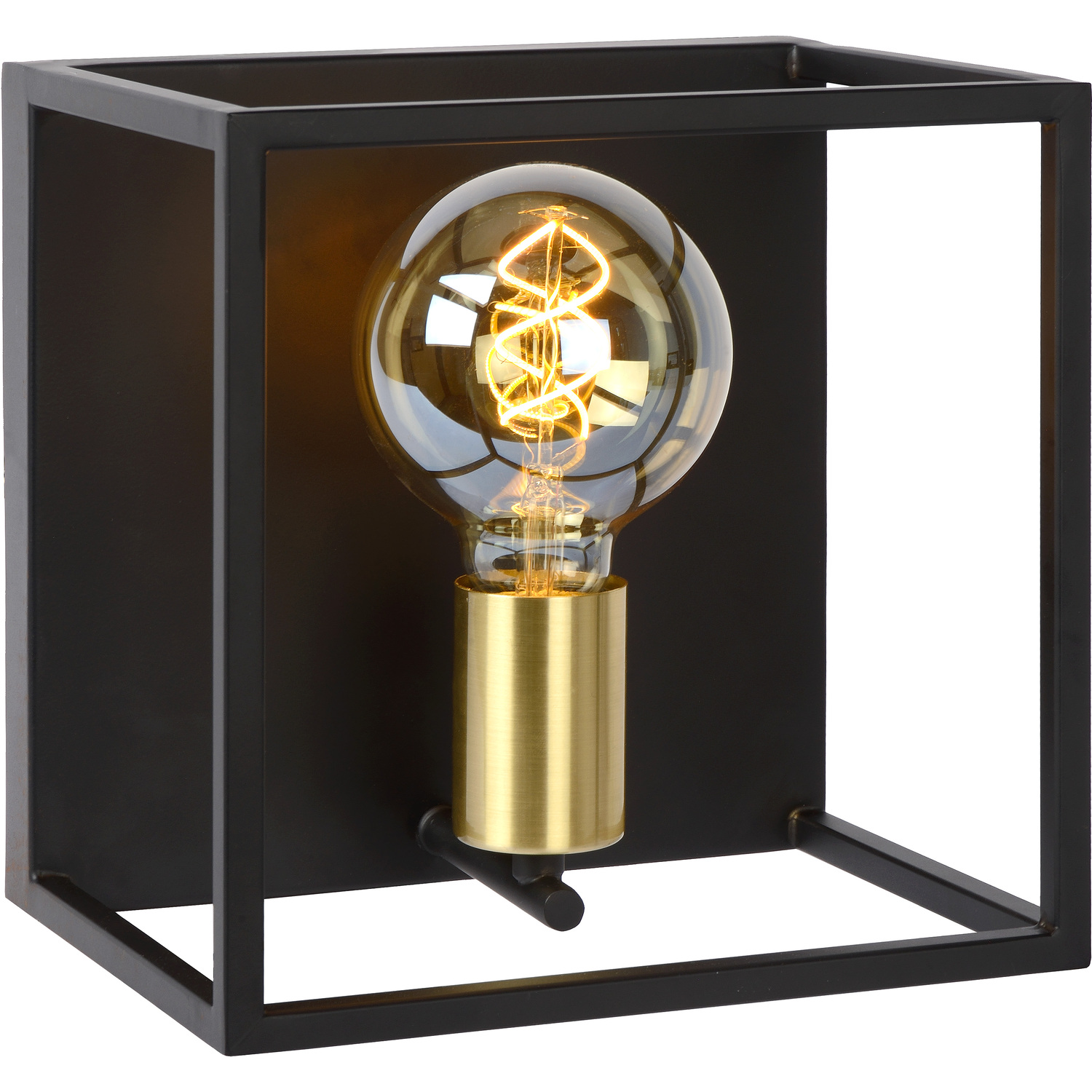 Lucide Unisex Black 'Ruben' Modern Dimmable Stylish Indoor Decorative Wall Light 1Xe27 In Size 22 - Image 3
