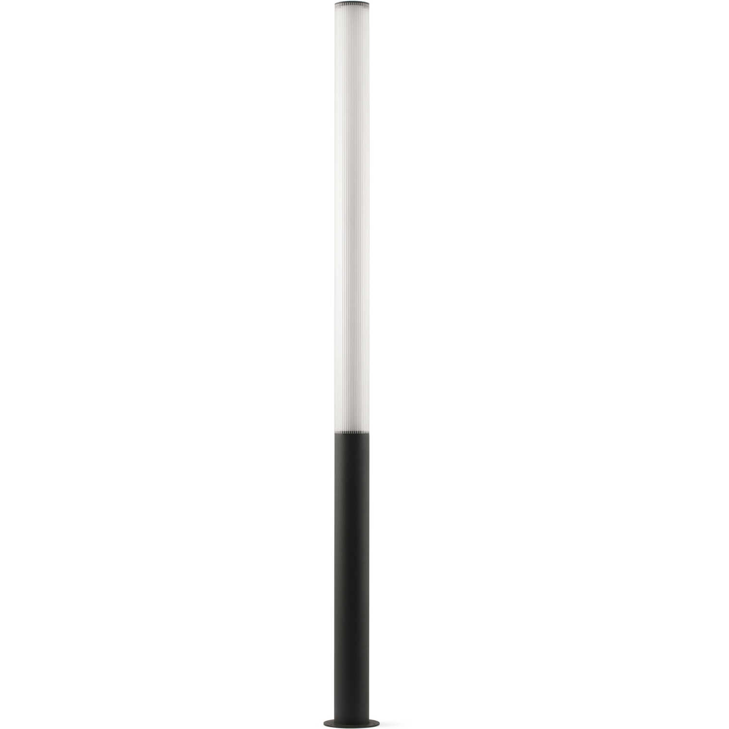 Tura 200cm LED Outdoor Bollard Dark Grey IP65 3000K - Image 2