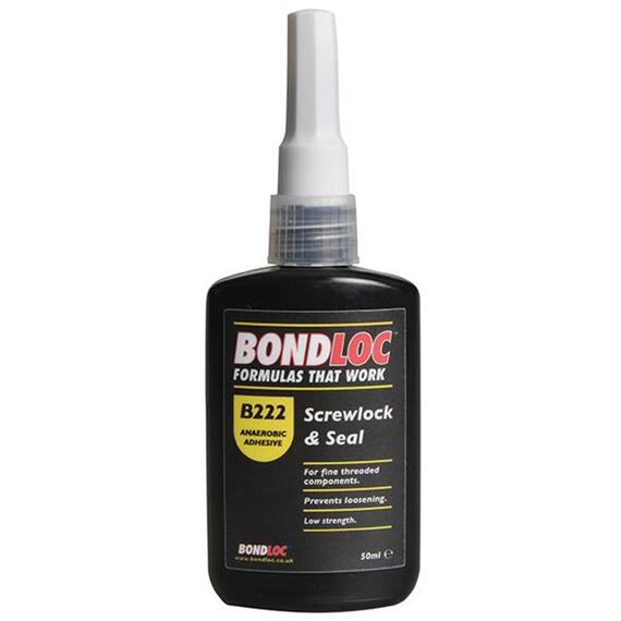 Bondloc B222 Screwlock Low Strength Threadlocker 50Ml