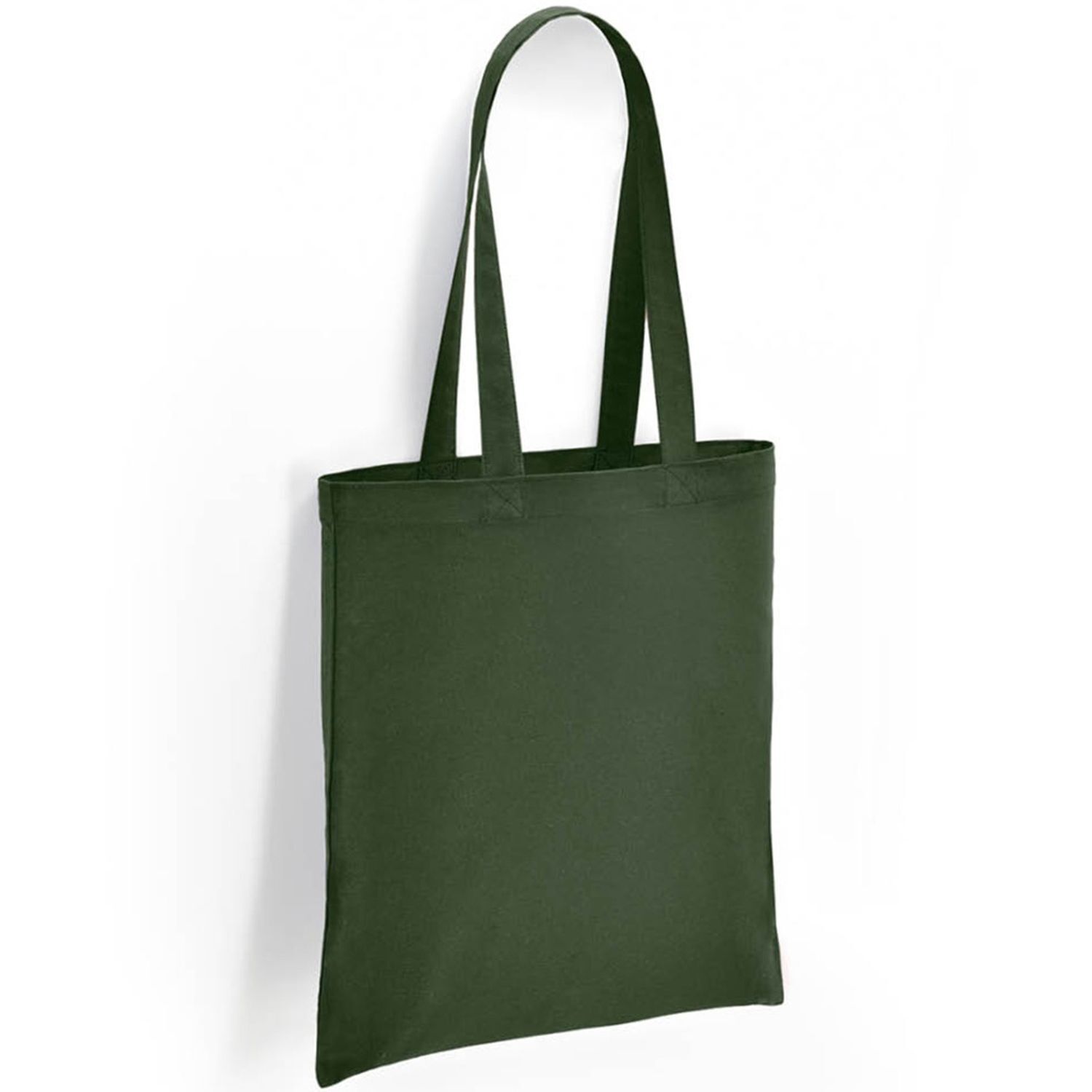 Brand Lab Cotton Long Handle 10L Tote Bag - Forest / Cotton