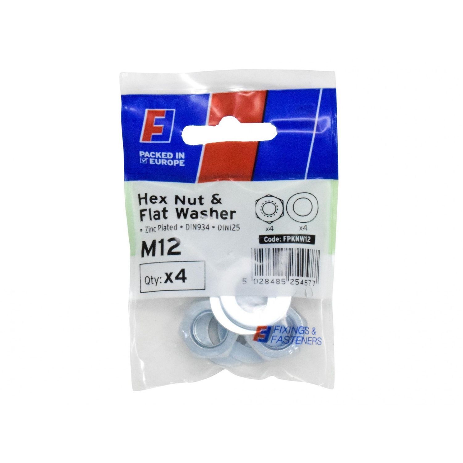 Forgefix Nut & Washer, Forgepack D - Multi Colour