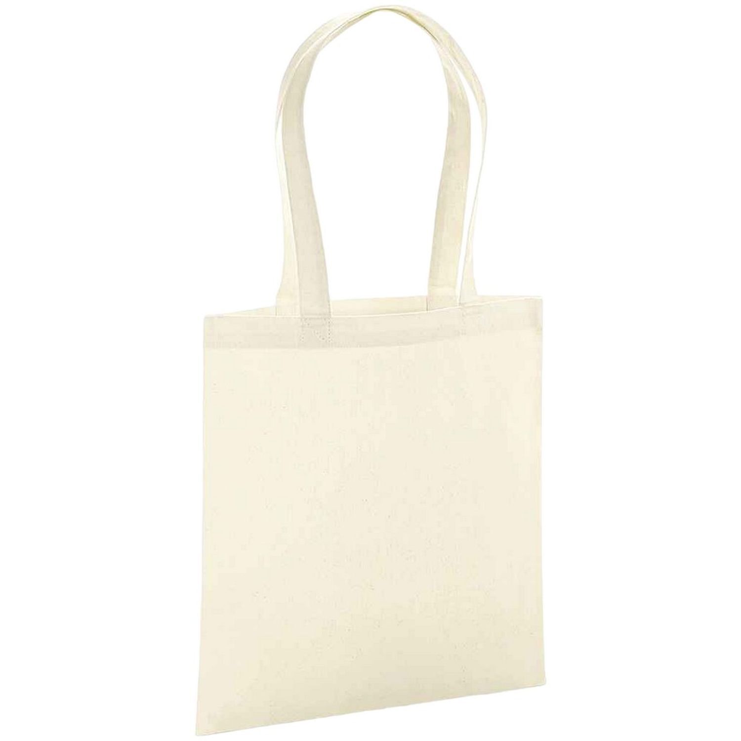 Westford Mill Premium Organic Cotton Tote Bag J - Natural
