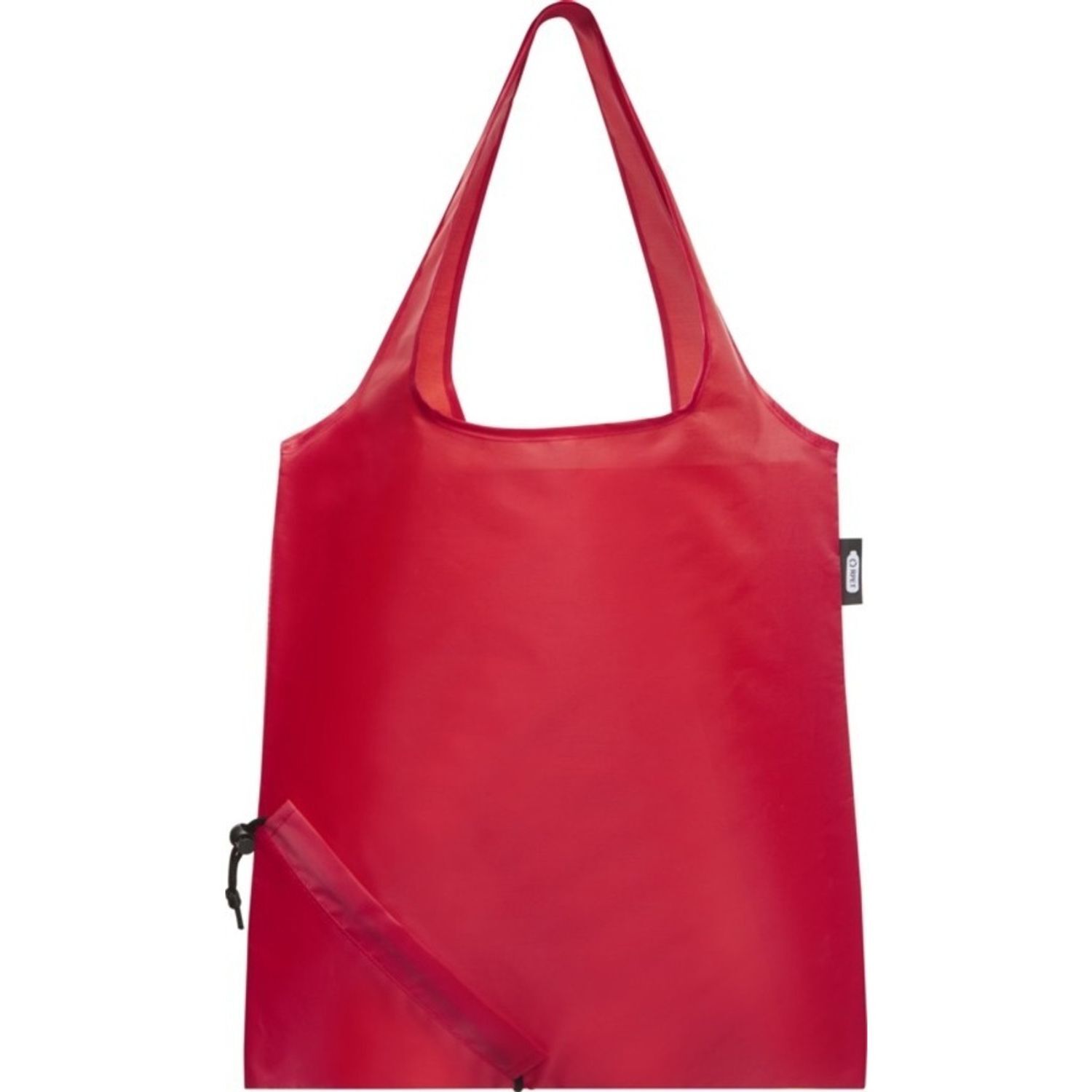 Bullet Sabia Recycled Packaway Tote Bag - Red
