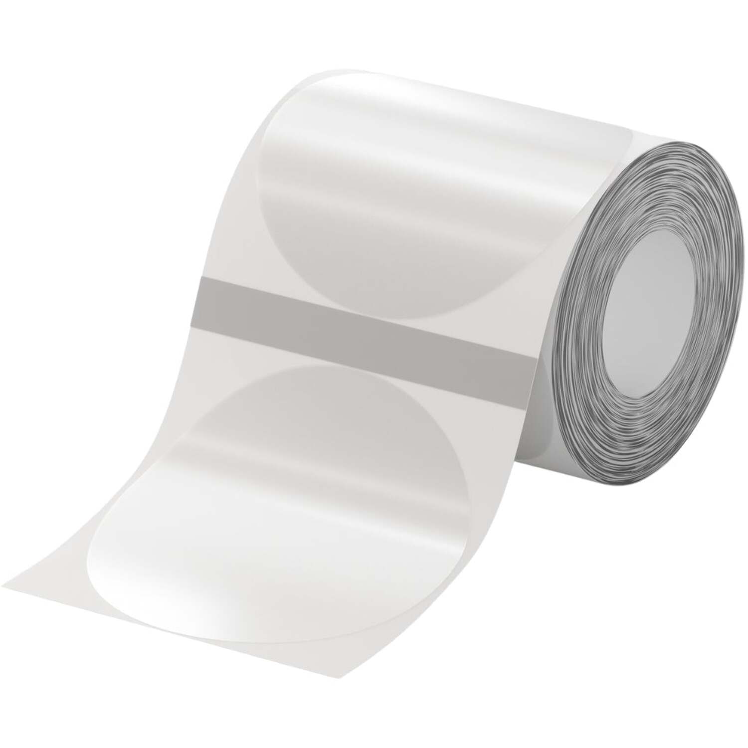 Niimbot B Range 50X50mm Transparent Thermal Label Roll - Transparent Round