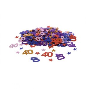 Mini Stars 40 Confetti Multicolor Coloured 12 Pack