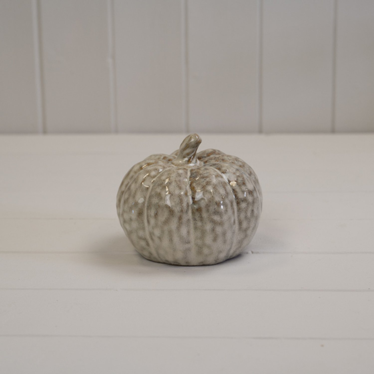  - Classic Mottle Ceramic Pumpkin Decoration - Image 3