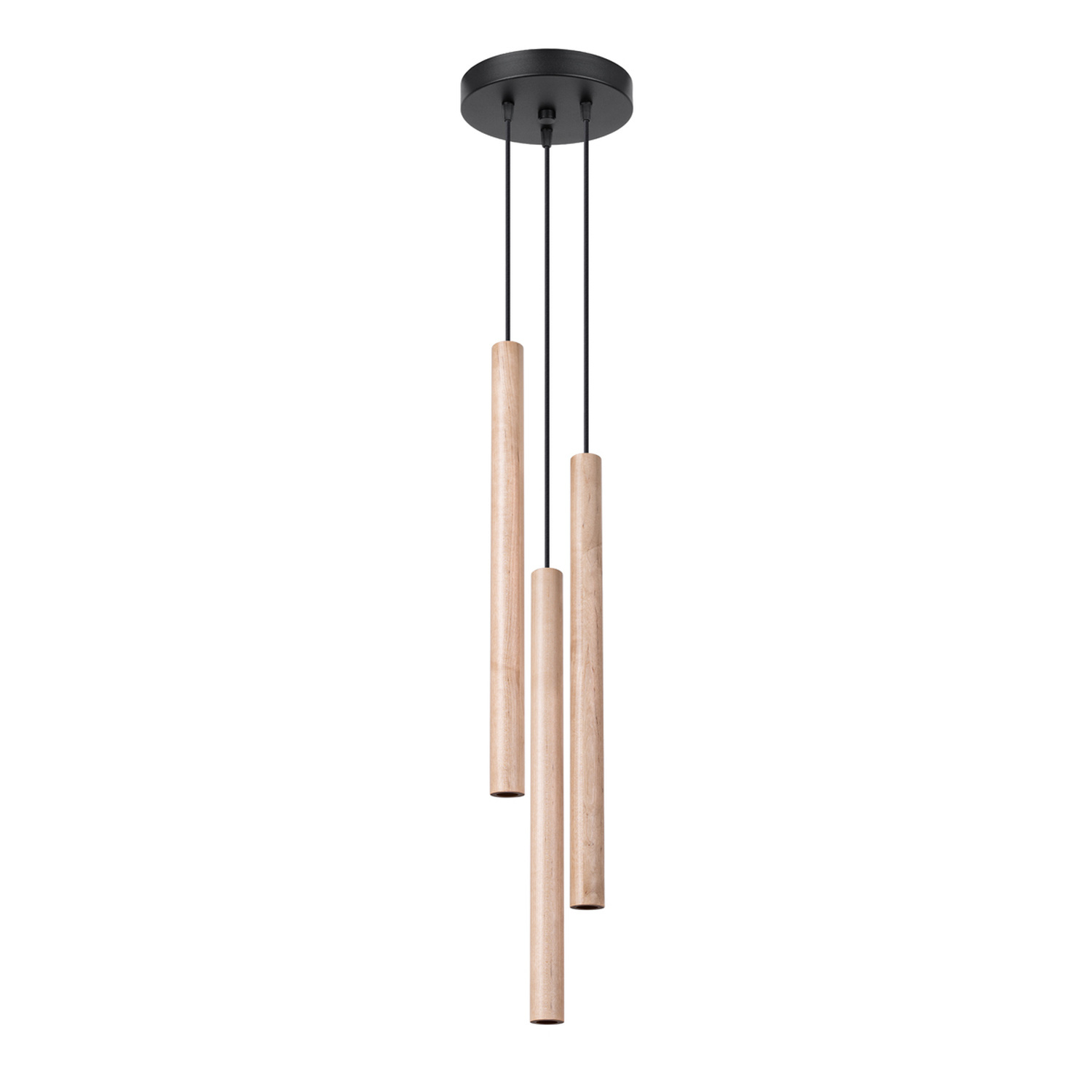 B&Q -  Luminosa Pastelo Modern Batten Wood 3X G9 - Image 2