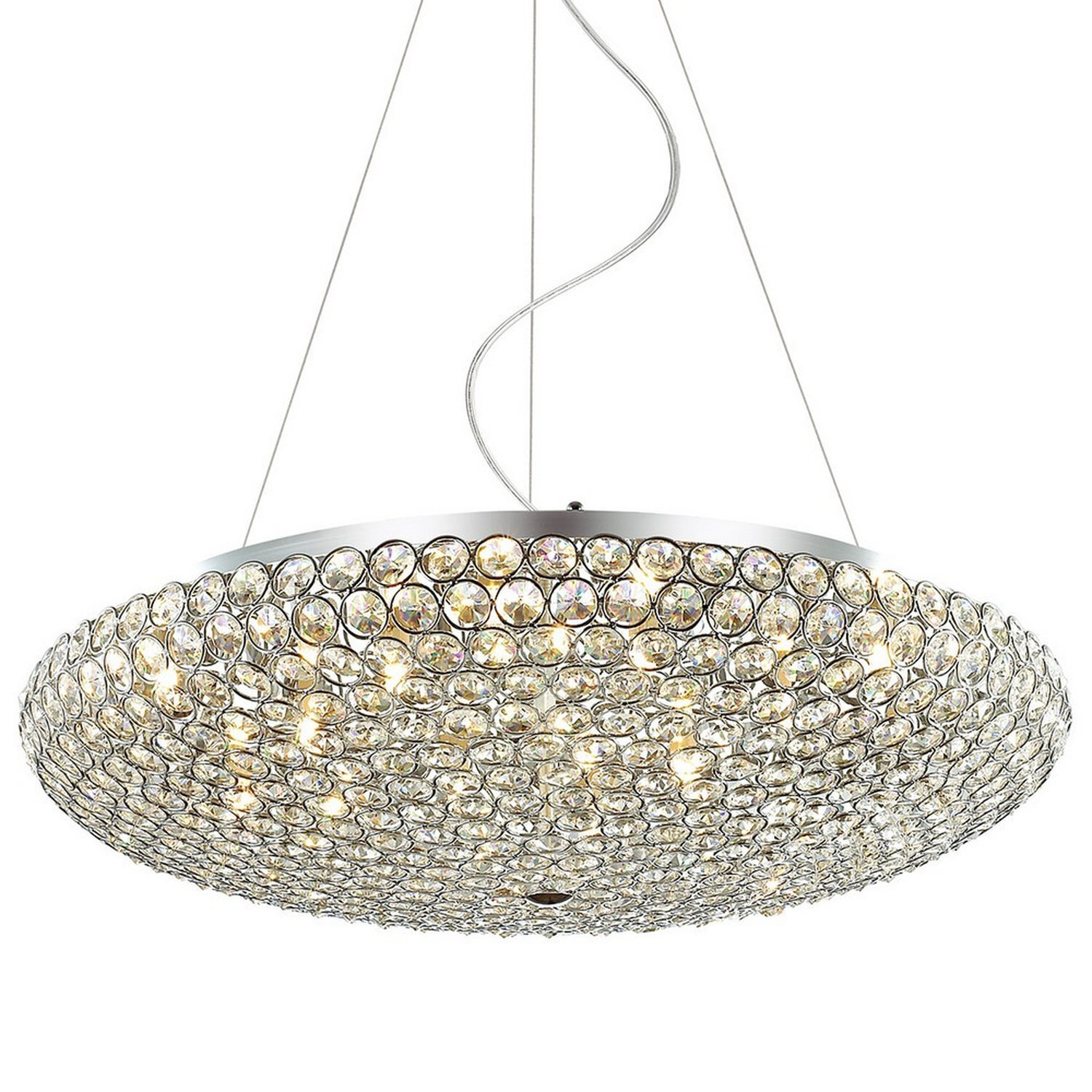 Italux Lighting Classic Pendant Light Chrome - Chrome