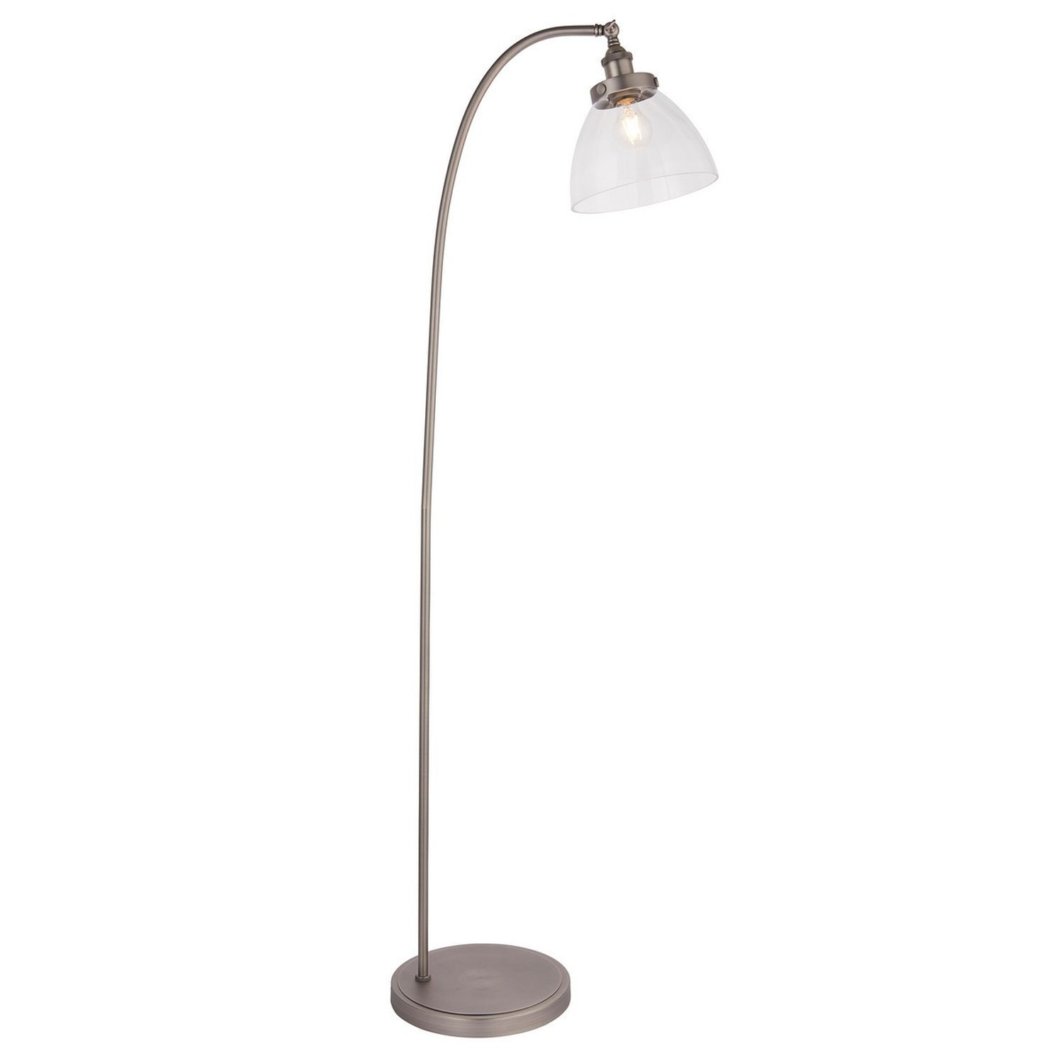 Floor Light Silver Hansen Brushed Endon 91741 - Image 4