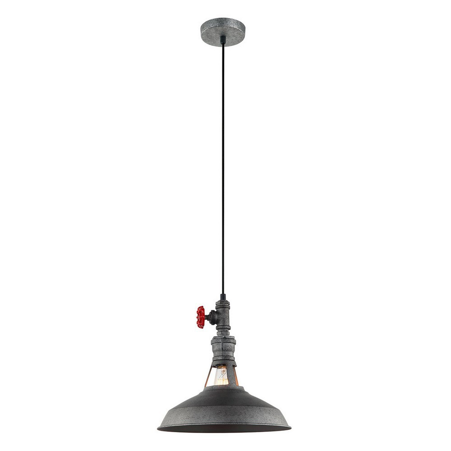 Italux Lighting Industrial Pendant Light Grey G - Grey