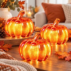 Marco Paul set of 3 led pumpkins