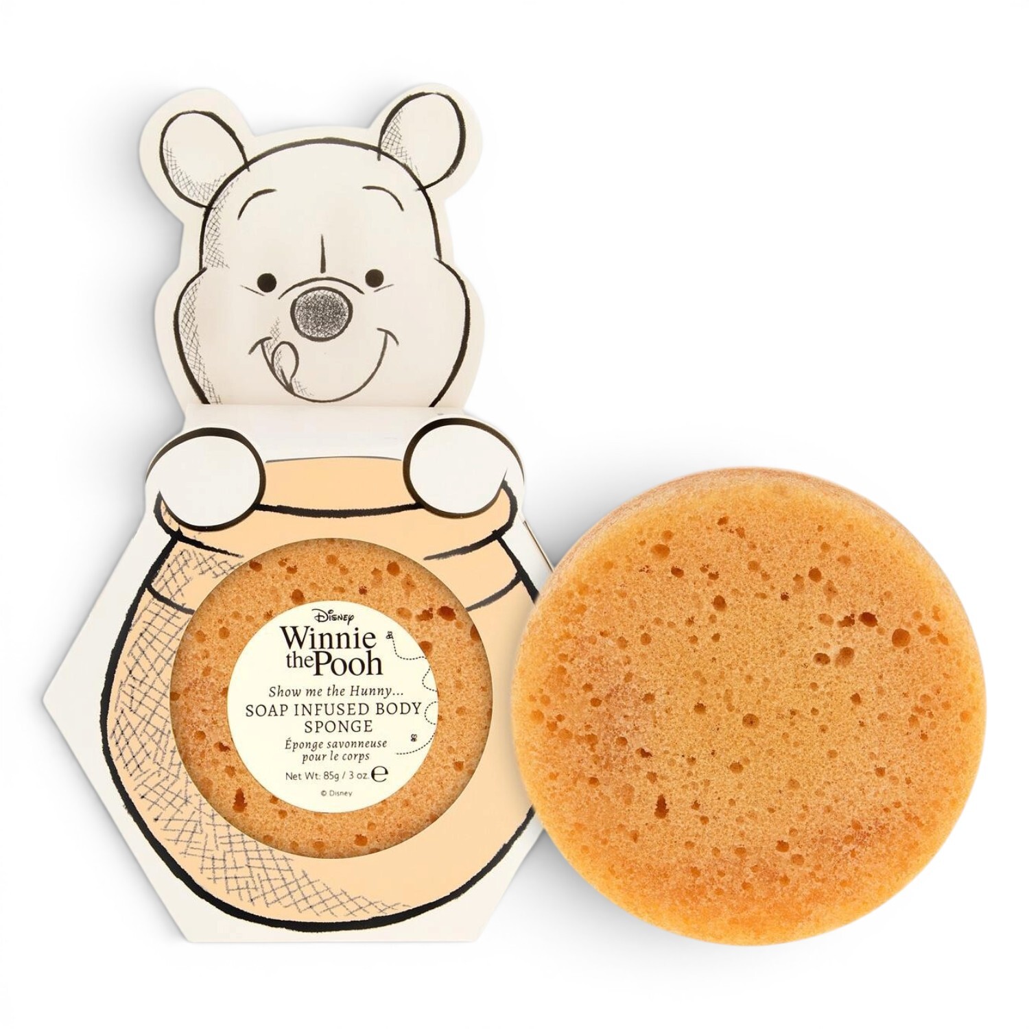 Mad Beauty Unisex Orange Winnie The Pooh Soap-Infused Body Sponge In - Image 7