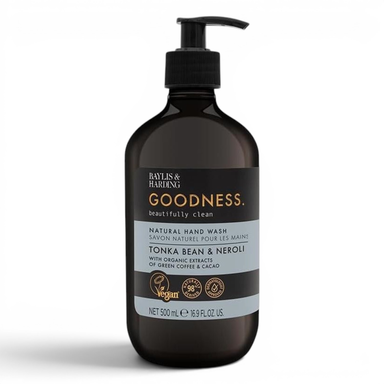 Baylis & Harding Unisex Clear Goodness Tonka Bean & Neroli Hand Wash In 500Ml Kids - Image 3