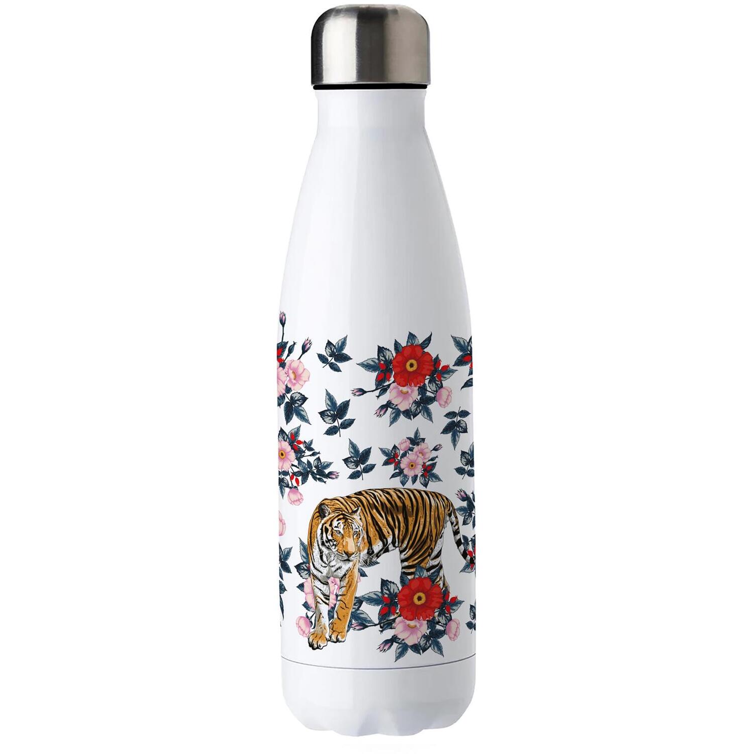 Purely Home Exotic Tiger Stainless Steel Water Bottle