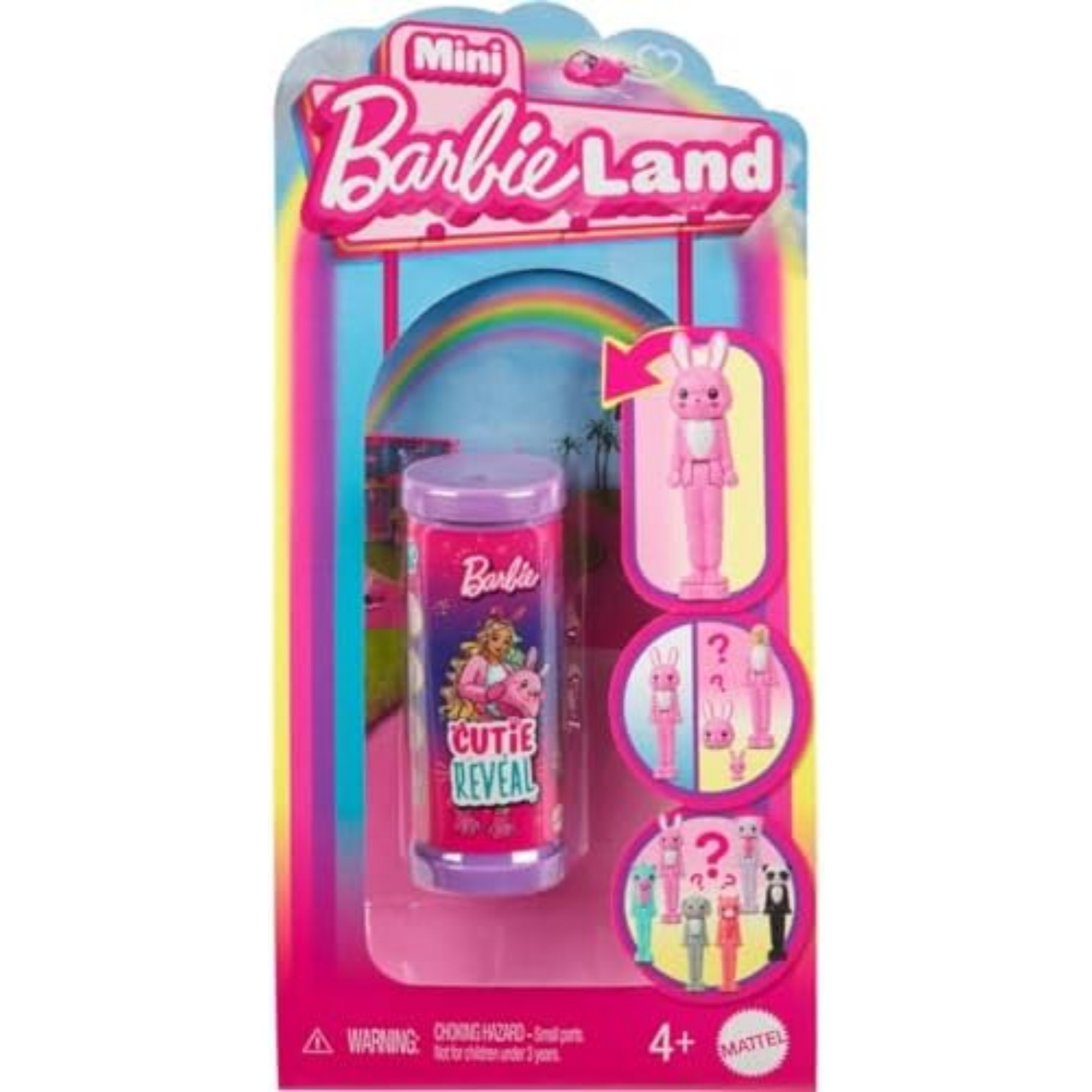 Barbie Mini BarbieLand Cutie Reveal Doll and Pet - Cozy Cute Tees Series